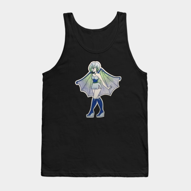 Dragon Girl Tank Top by inatorinator